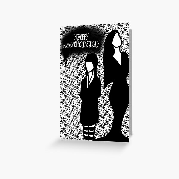 Item preview, Wednesday and Morticia Mothers Day designed and sold by SepiaWinchester.