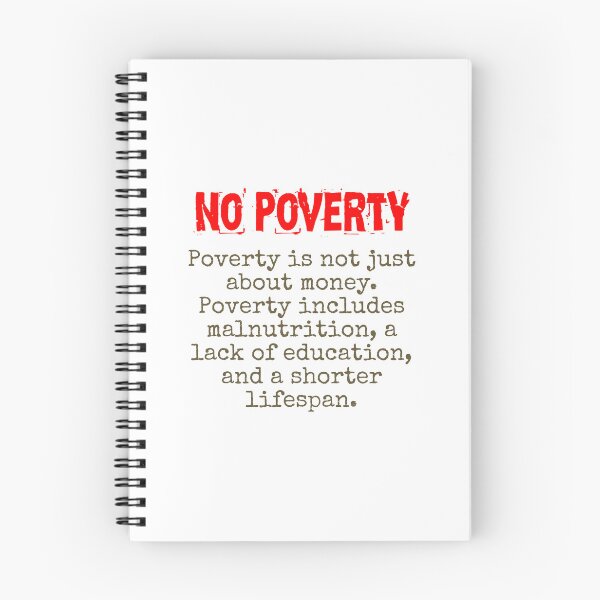 Item preview, Poverty Is Not Just About Money - Poverty Quote  designed and sold by CrankyOldDude.