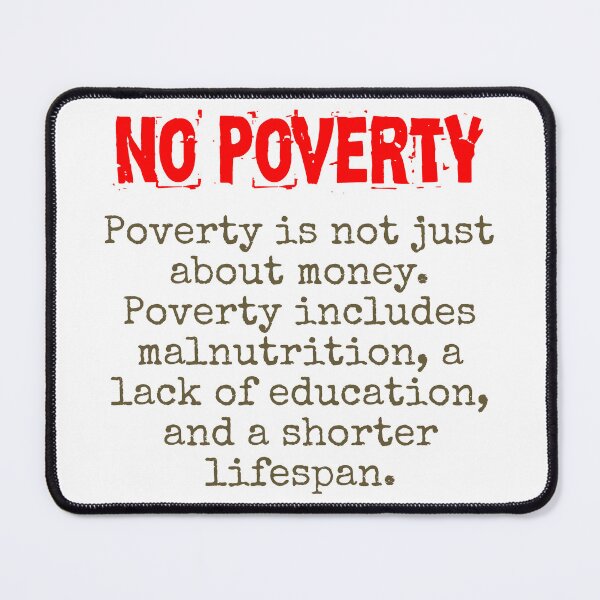 Item preview, Poverty Is Not Just About Money - Poverty Quote  designed and sold by CrankyOldDude.