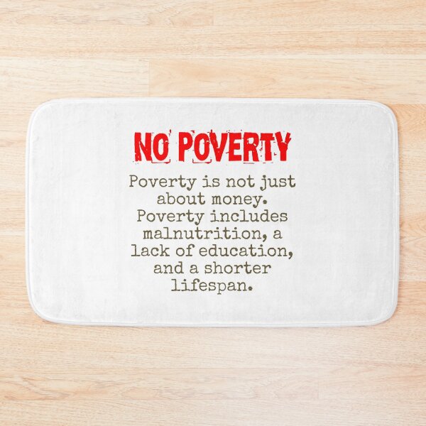 Item preview, Poverty Is Not Just About Money - Poverty Quote  designed and sold by CrankyOldDude.