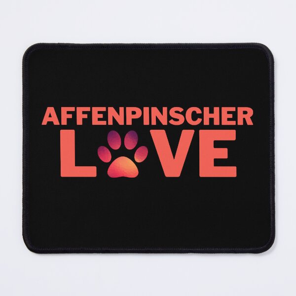 Item preview, Affenpinscher Dog Fire Love Art designed and sold by TheWildFlix.