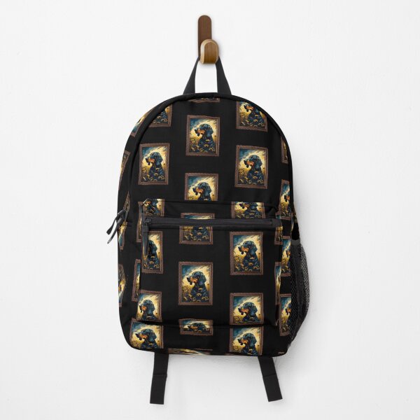 Item preview, Black and Tan Coonhound Sunflower Painting Adorable Dog designed and sold by rafaeltto.