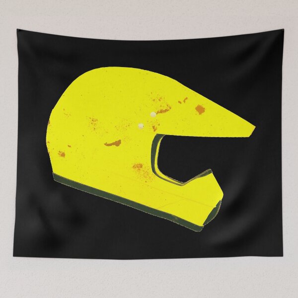 Item preview, Motocross Bike Helmet - Yellow Fluorescent designed and sold by PeterADesign.