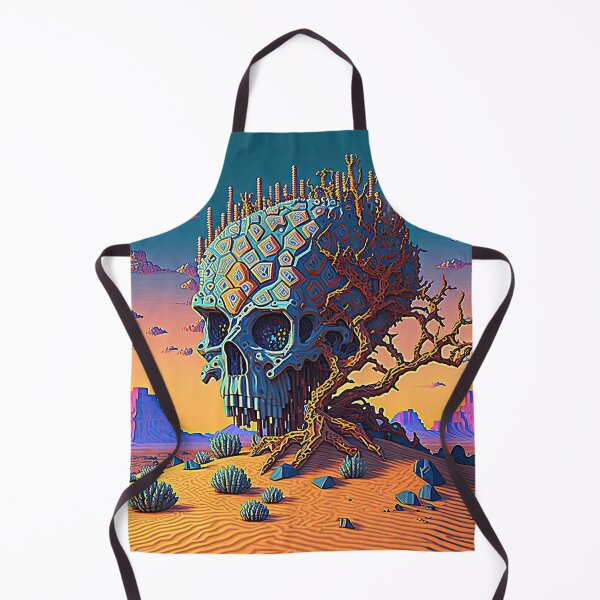 Aperçu de l'œuvre Crâne dans l'hallucination du désert créée et vendue par SeedDesign.