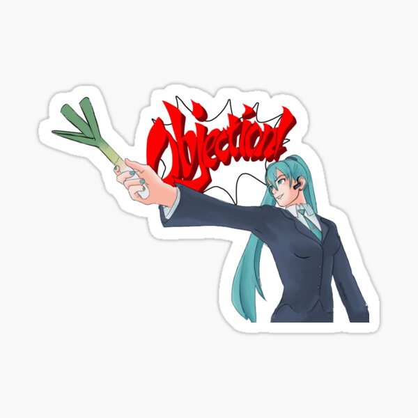 Ace Attorney Parody Sticker · Billenmaatjes · Online Store Powered