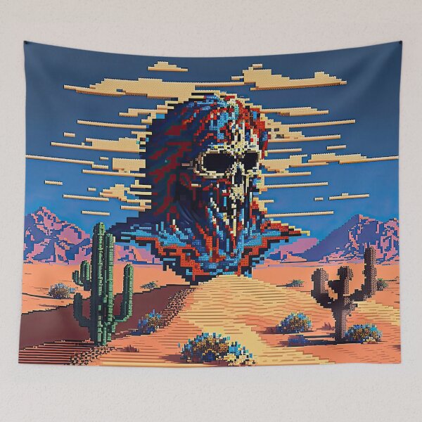 Item preview, Skull in the Desert Hallucination designed and sold by SeedDesign.