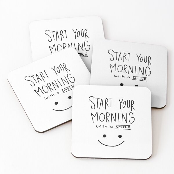 Item preview, Start Your Morning with A Smile designed and sold by Bold Dark savage.