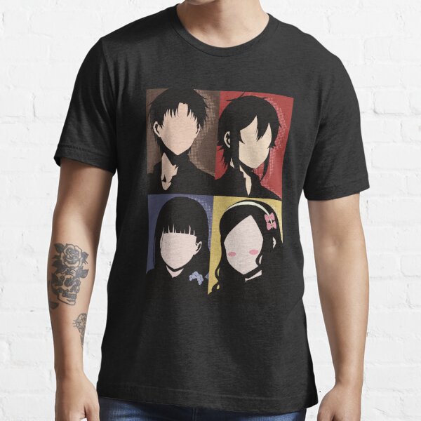 Tomo-chan Is a Girl or Tomo-chan wa Onnanoko Anime Charactcers in  Minimalist Vintage Merch Design