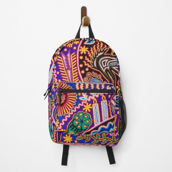 Item preview, Deer and shaman mexican huichol wixarika designed and sold by aramara-huichol.