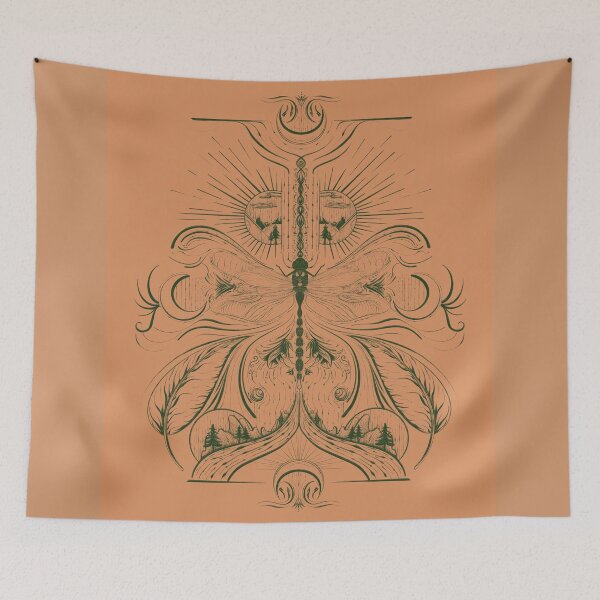 Item preview, Dragonfly motif designed and sold by AYA ..