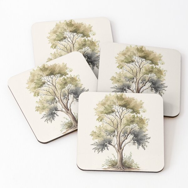 Item preview, Stunning Watercolor Ash Tree Art for Tshirt and Sticker designed and sold by DafGole.
