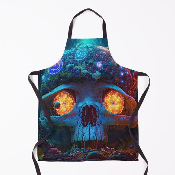 Item preview, Glowing Trippy Skull Mushroom designed and sold by SeedDesign.