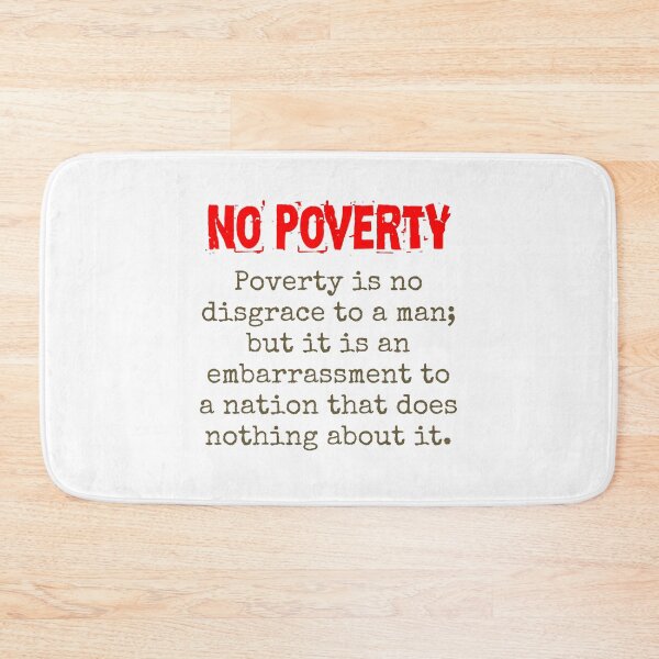 Item preview, Poverty Is No Disgrace To A Man - Poverty Quote  designed and sold by CrankyOldDude.