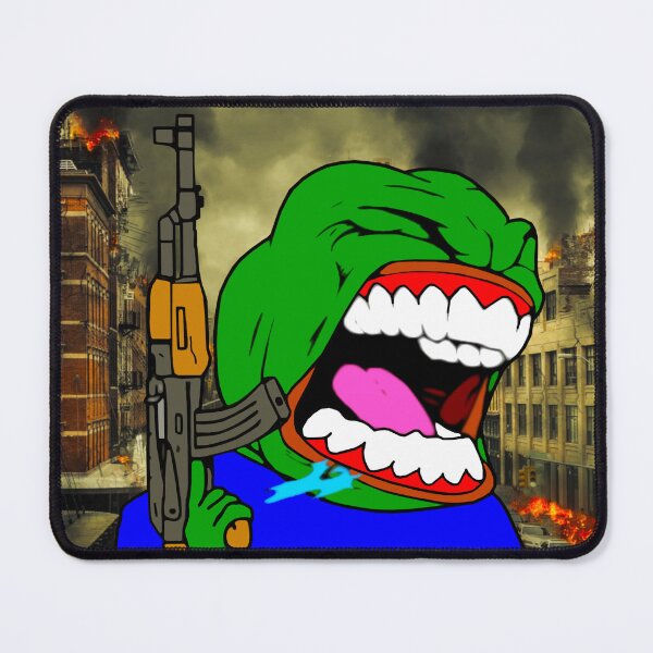 Item preview, Rare Pepe Lets Go With Gun designed and sold by Slav-Art.