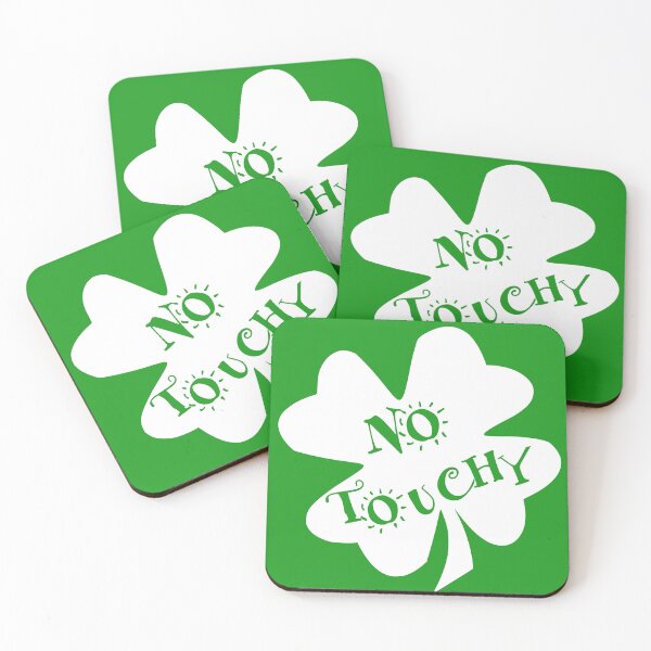 Item preview, No Touchy Funny St Patrick's 4 Leaf Clover designed and sold by 622Strands.