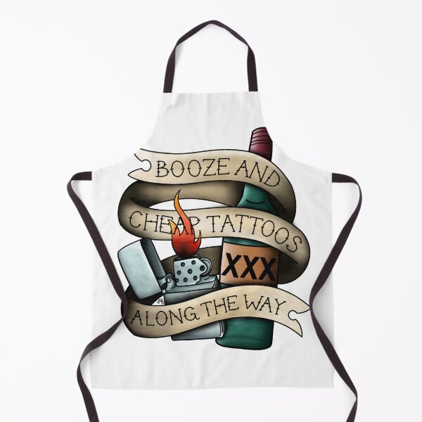 Item preview, Booze & Cheap Tattoos designed and sold by spottedhound.