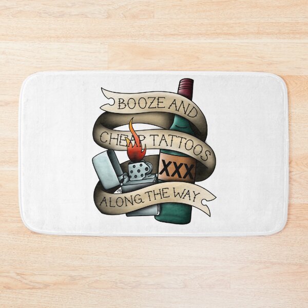 Item preview, Booze & Cheap Tattoos designed and sold by spottedhound.