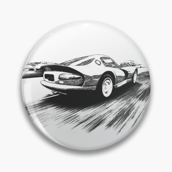 Item preview, American Muscle Car - Hand drawn stlye designed and sold by ApexFibers.