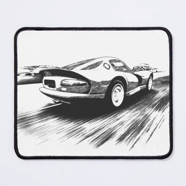 Item preview, American Muscle Car - Hand drawn stlye designed and sold by ApexFibers.