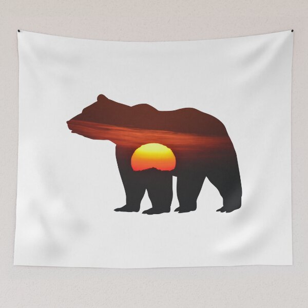 Item preview, bear sunset designed and sold by somicua.