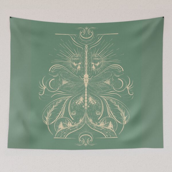 Item preview, Dragonfly motif designed and sold by AYA ..