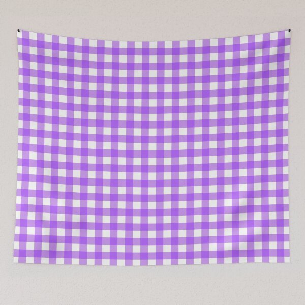 Item preview, Soft Violet and White Buffalo Plaid and Gingham Check designed and sold by Gsallicat.