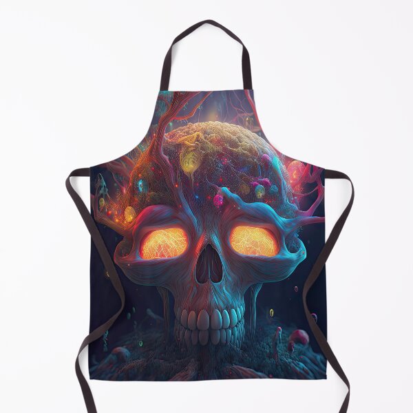 Item preview, Glowing Trippy Skull Mushroom designed and sold by SeedDesign.