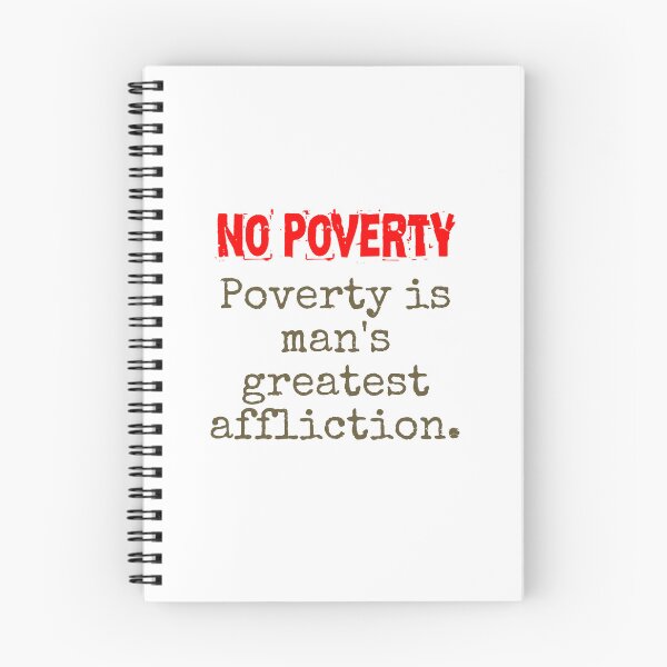 Item preview, Poverty Is Man's Greatest Affliction Man - Poverty Quote  designed and sold by CrankyOldDude.