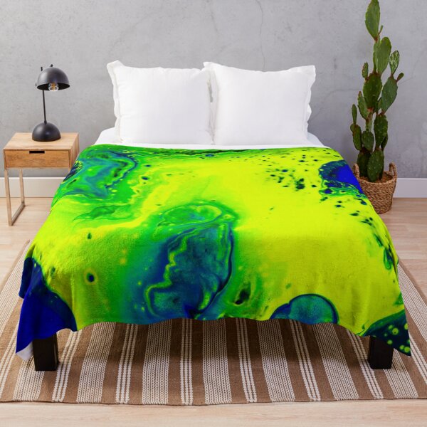 Item preview, Azure Isles 2 - Original Fluid Acrylic Abstract Painting designed and sold by lumino-one.