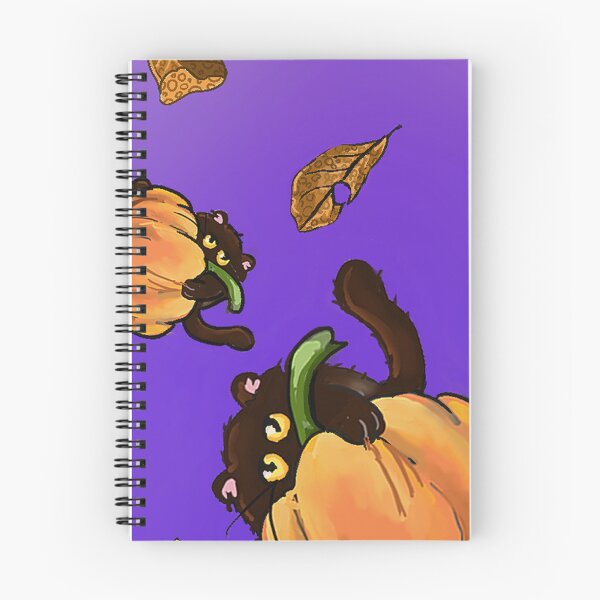 Item preview, Kitty Pumpkin designed and sold by Whimsy Pose Illustrations.
