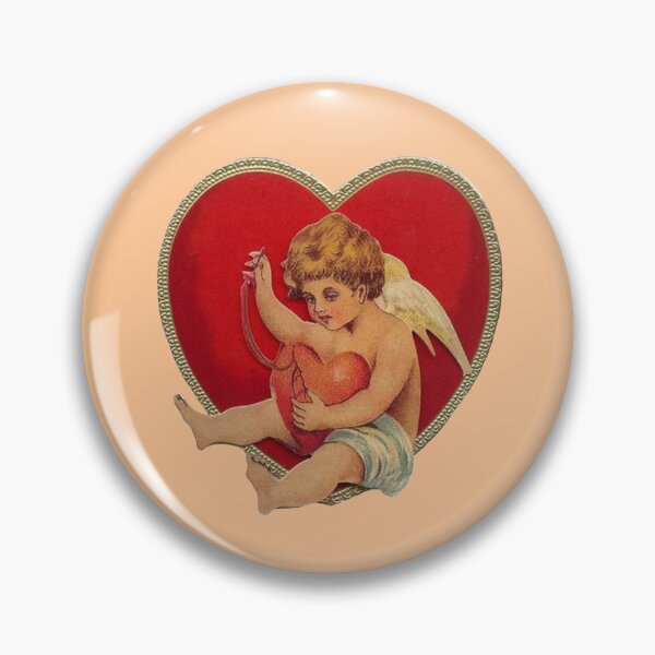 Item preview, Mending Broken Heart Victorian Valentine Cherubim Heart designed and sold by sooper-salad.