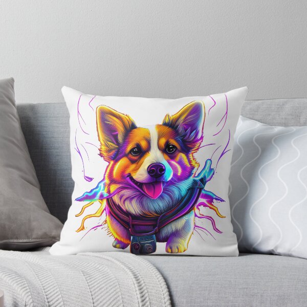 Item preview, Cool Corgi Neon color designed and sold by SleepyZorgi.