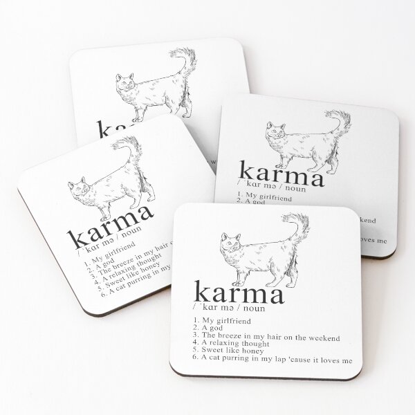 Item preview, Taylor Swift Karma Cat Definition (black graphic - girlfriend) designed and sold by colormemichelle.