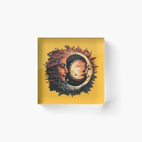Item preview, A sun and moon designed and sold by bobbobroberts.