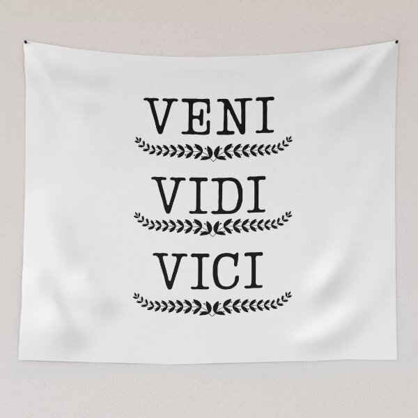 Item preview, VENI, VIDI, VICI .(I came I saw I conquered) designed and sold by PAL • ART.