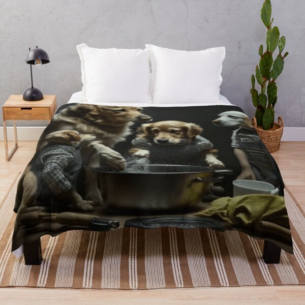 Item preview, Golden Retriever Family Doing Household Chores designed and sold by Burnout (⌣_⌣).