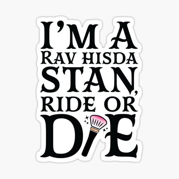 Item preview, I'm a Rav Hisda Stan, Ride or Die designed and sold by Miriam Anzovin.