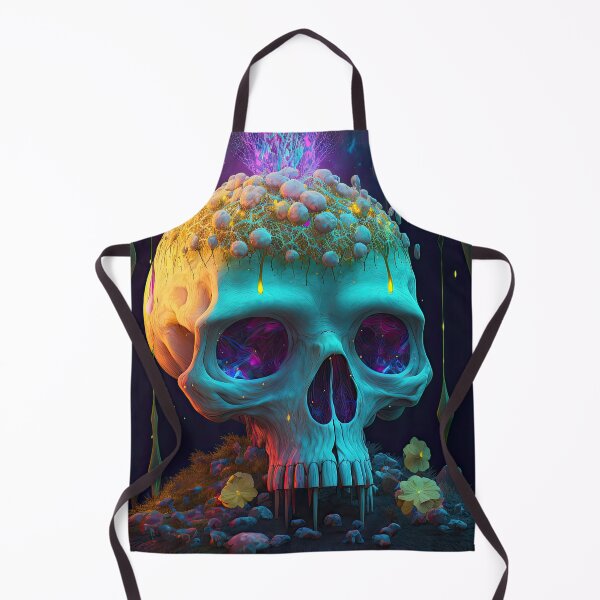 Item preview, Glowing Trippy Skull Mushroom designed and sold by SeedDesign.