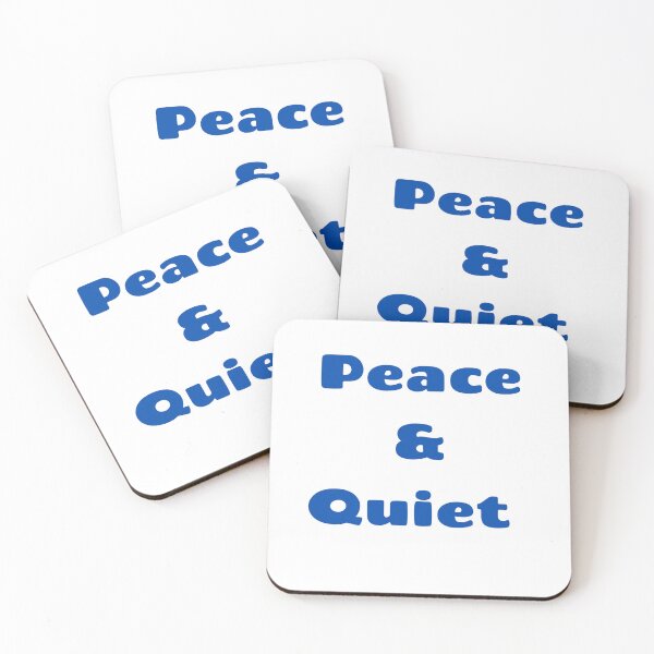 Item preview, Peace and quiet / quiet sticker/ introvert funny / old man humour designed and sold by LaundrySalt.