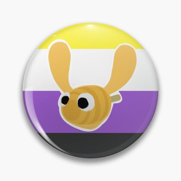 Item preview, Nonbinary Pride Hunnabee Bugsnax designed and sold by Penguininja.