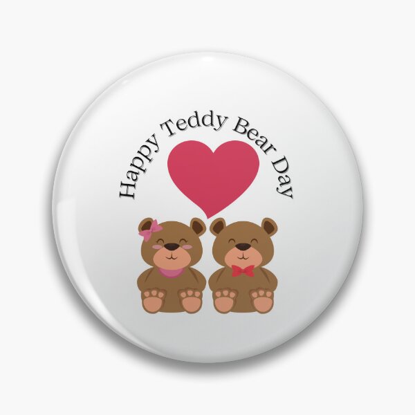 Item preview, Happy Teddy Bear Day, Cute Brown Bears, Valentines bear & Valentine week gift ideas designed and sold by haRexia.