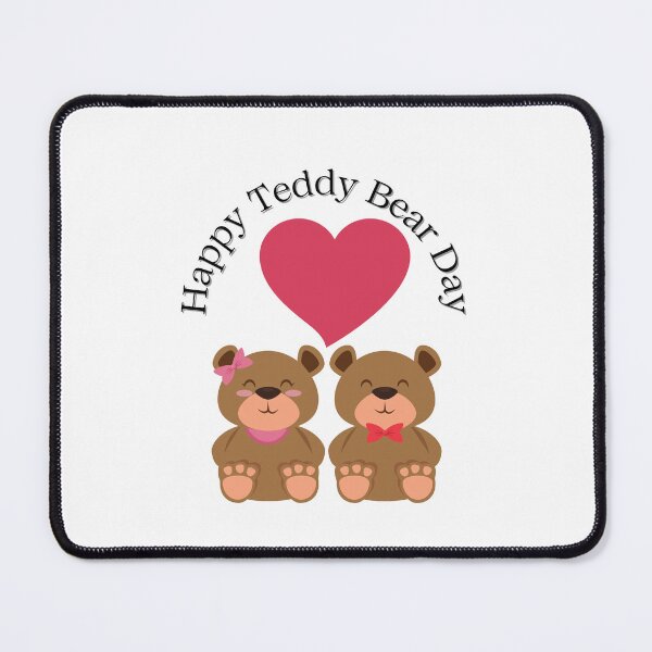 Item preview, Happy Teddy Bear Day, Cute Brown Bears, Valentines bear & Valentine week gift ideas designed and sold by haRexia.