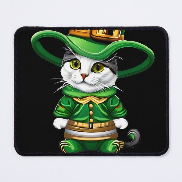 Item preview, St. Patrick's Day Cat Classic T-Shirt designed and sold by colortrends.