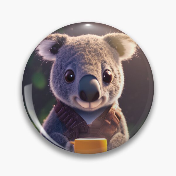 Item preview, Koala with a mug cup of morning coffee designed and sold by akwl-design.