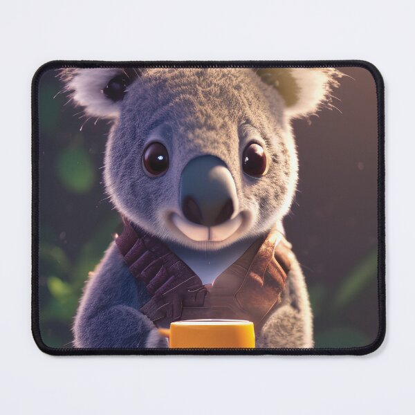 Item preview, Koala with a mug cup of morning coffee designed and sold by akwl-design.