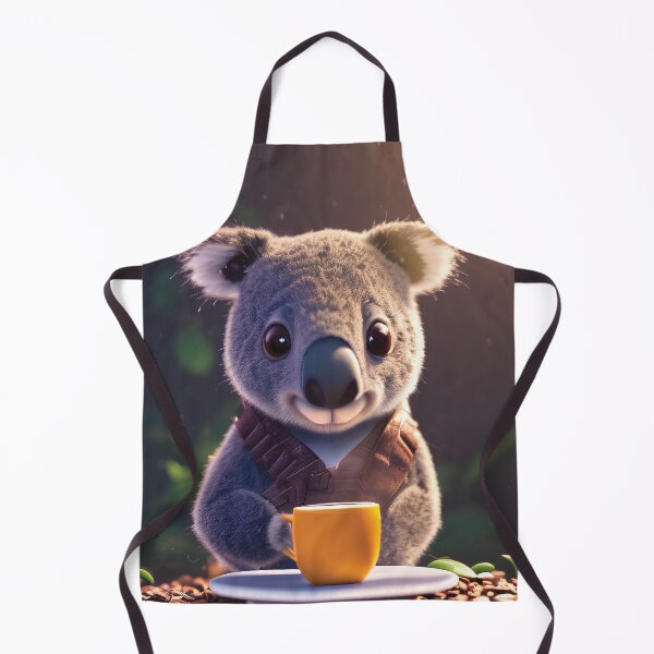 Item preview, Koala with a mug cup of morning coffee designed and sold by akwl-design.