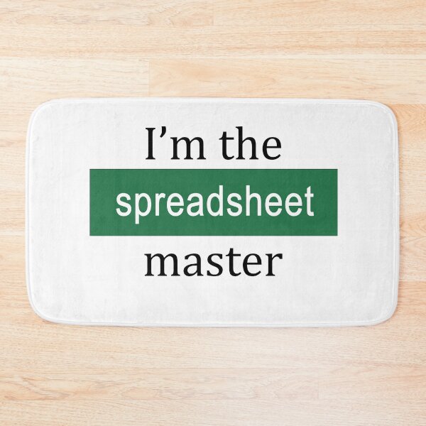 Item preview, I'm the Spreadsheet Master designed and sold by ThePurpleFrog.