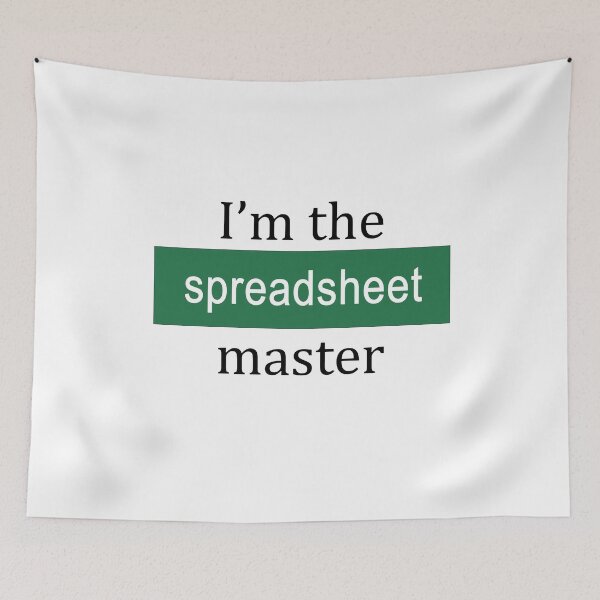 Item preview, I'm the Spreadsheet Master designed and sold by ThePurpleFrog.