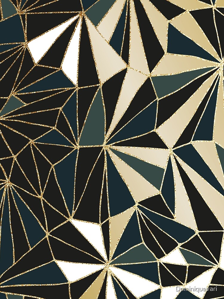 New Art Deco Geometry - Emerald Green & Gold" A-Line Dress for Sale by  Dominiquevari | Redbubble