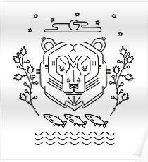 Scandinavian Bear Poster
